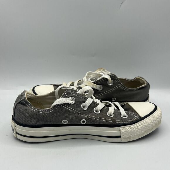 Vtg Converse Chuck Taylor All Star Womens Size 4 Casual Grey Canvas Sneakers - Picture 6 of 11